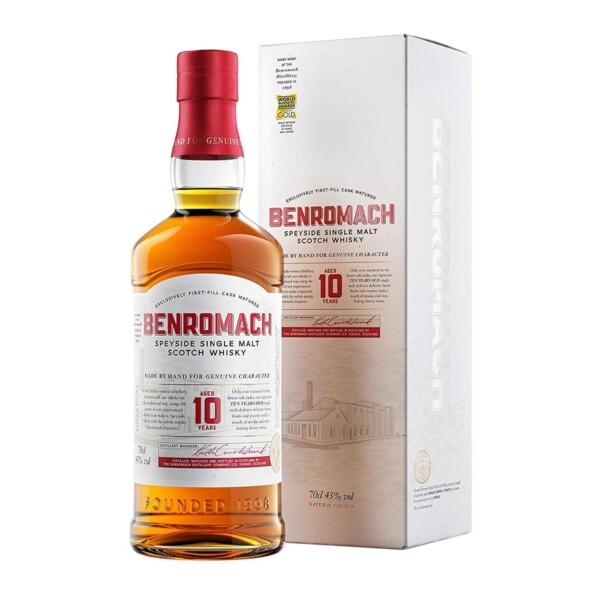 Benromach 10 - Whisky bottle